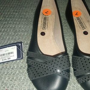 Harborsides Blk Flats 7 Women